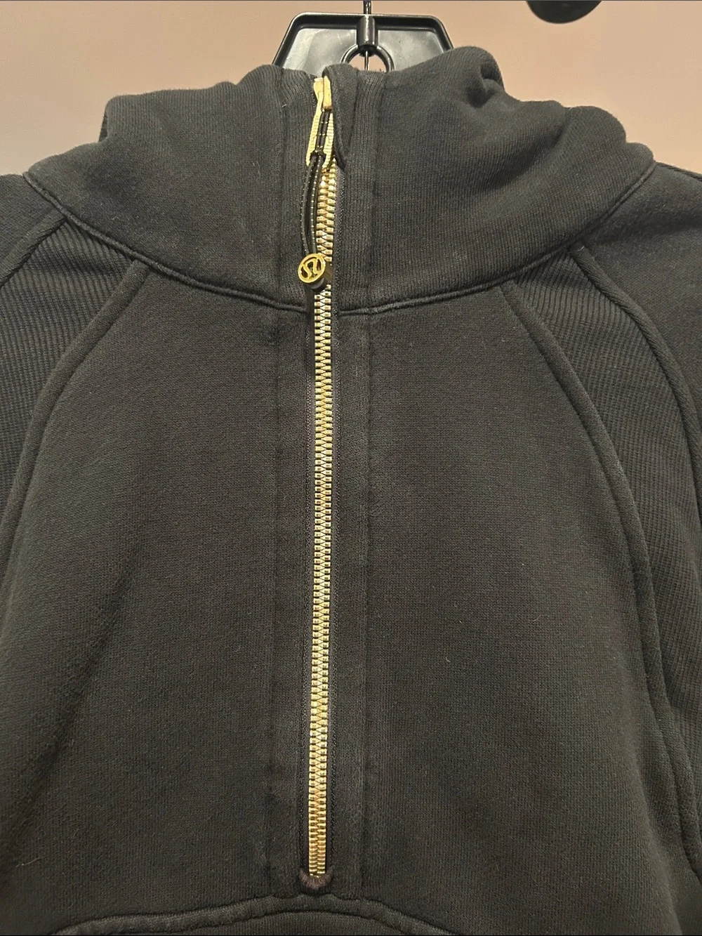 lululemon athletica Black Scuba Oversized Half-Zip Hoodie